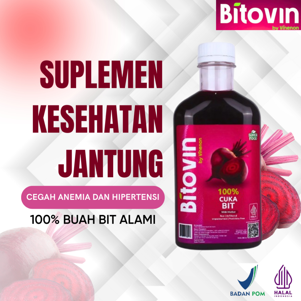 

Bitovin Cuka Buah ALami 100% Original Untuk Menjaga Detak Jantung dan Hipertensi