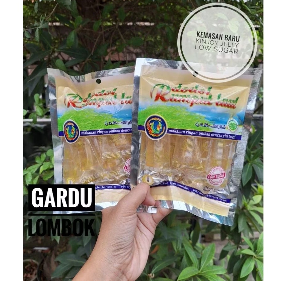

Kinjoy Jelly/ Dodol Rumput Laut phoenix Low sugar 90 gr khas Lombok
