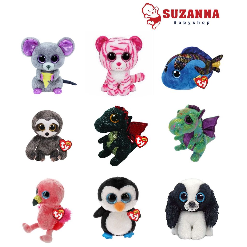 TY BEANIE BOOS-MAINAN BONEKA