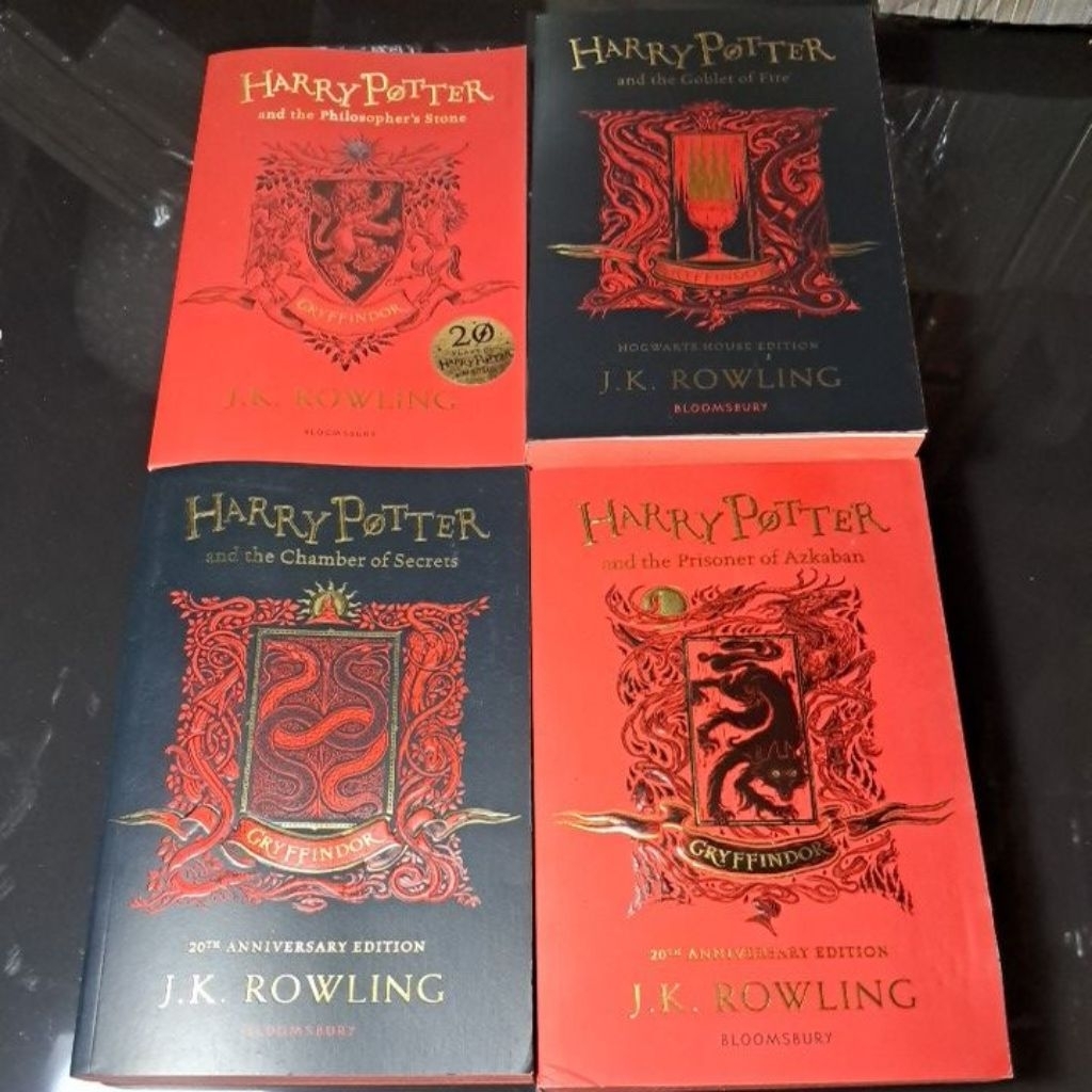 Novel Bekas Harry Potter 20th years edition, Soft Cover,  Bahasa Inggris English