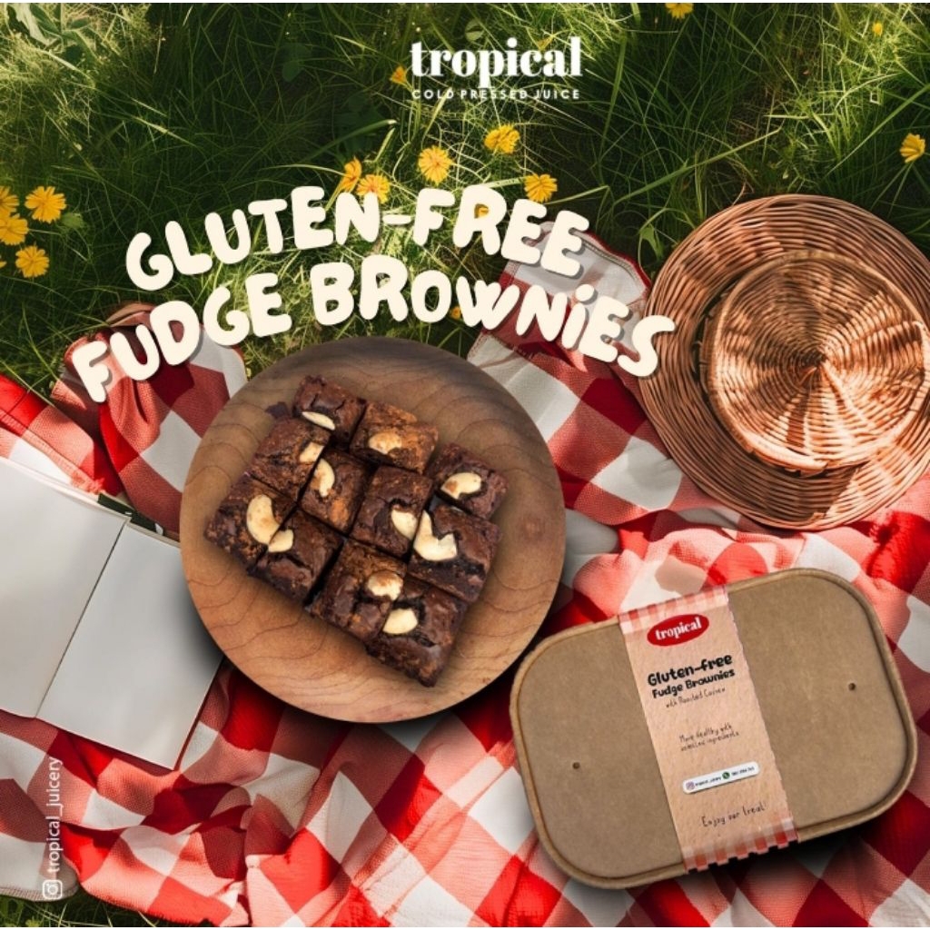 

Gluten-Free Fudge Brownies by Tropical