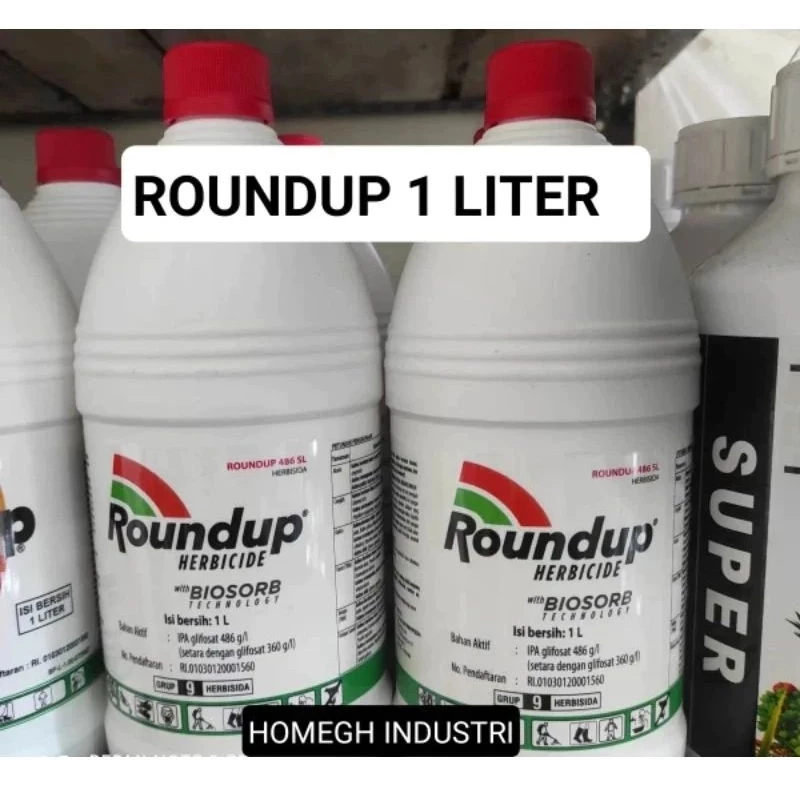 Roundup 1 Liter Pembasmi Rumput Ampuh / Roundup 1 Liter