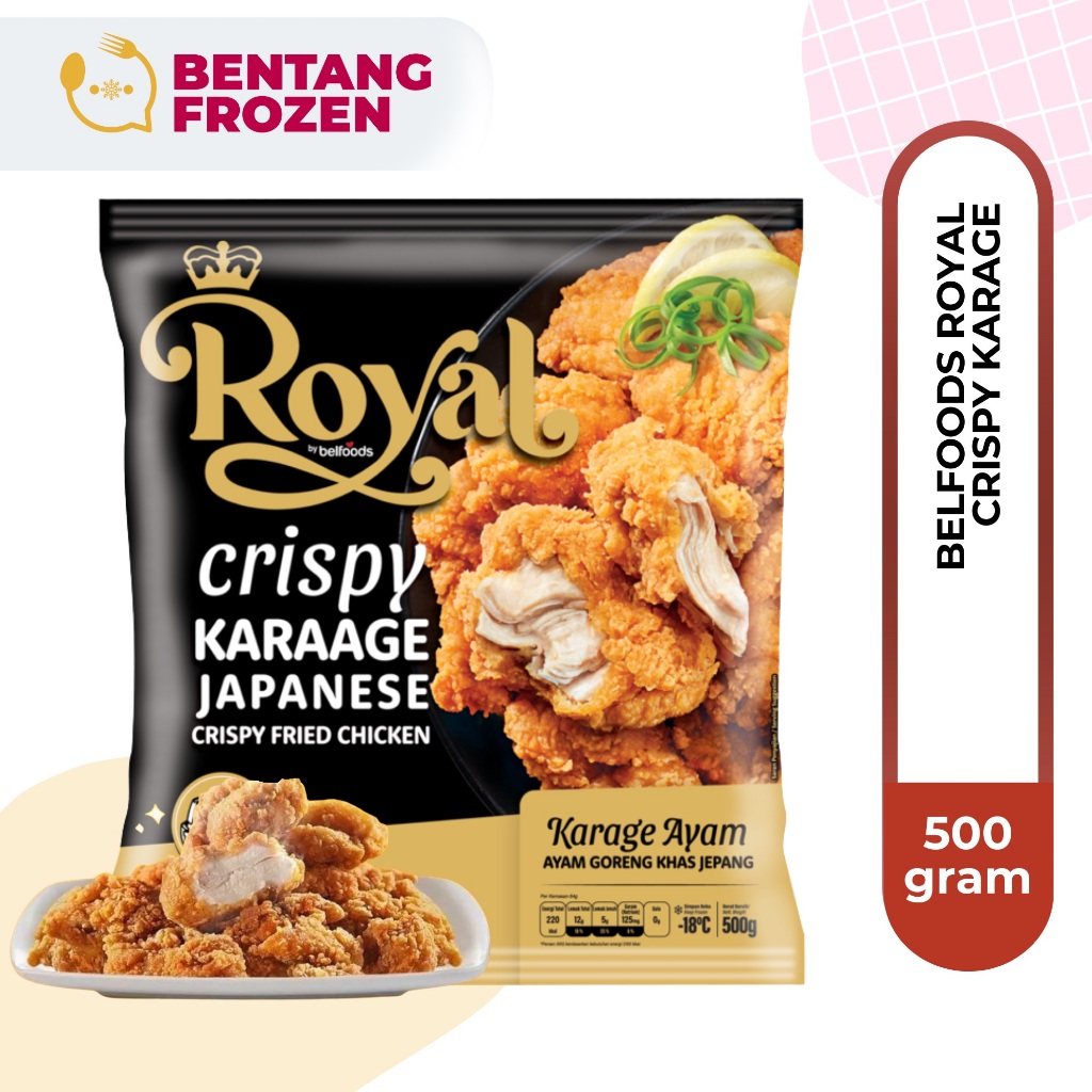 

Belfoods Royal Crispy Karage 500gr / Ayam Karage Jepang