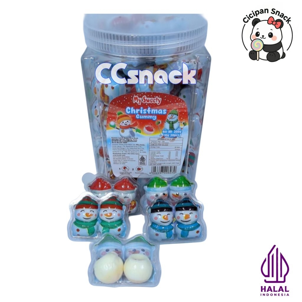 

MY SWEETY CHRISTMAS GUMMY TOPLES ISI 30