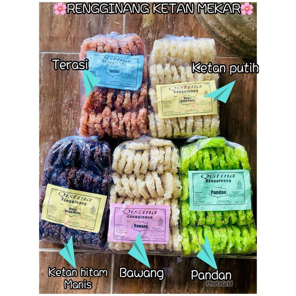 

RENGGINANG KETAN MEKAR ASLI BESAR berat 500gram