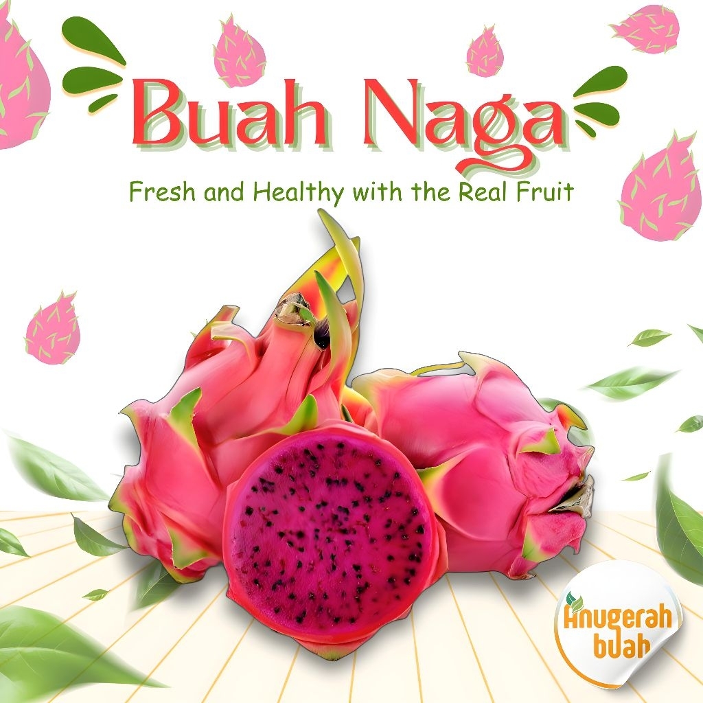 

Buah Naga Merah Premium 1Kg - Segar, Manis, Matang Pohon