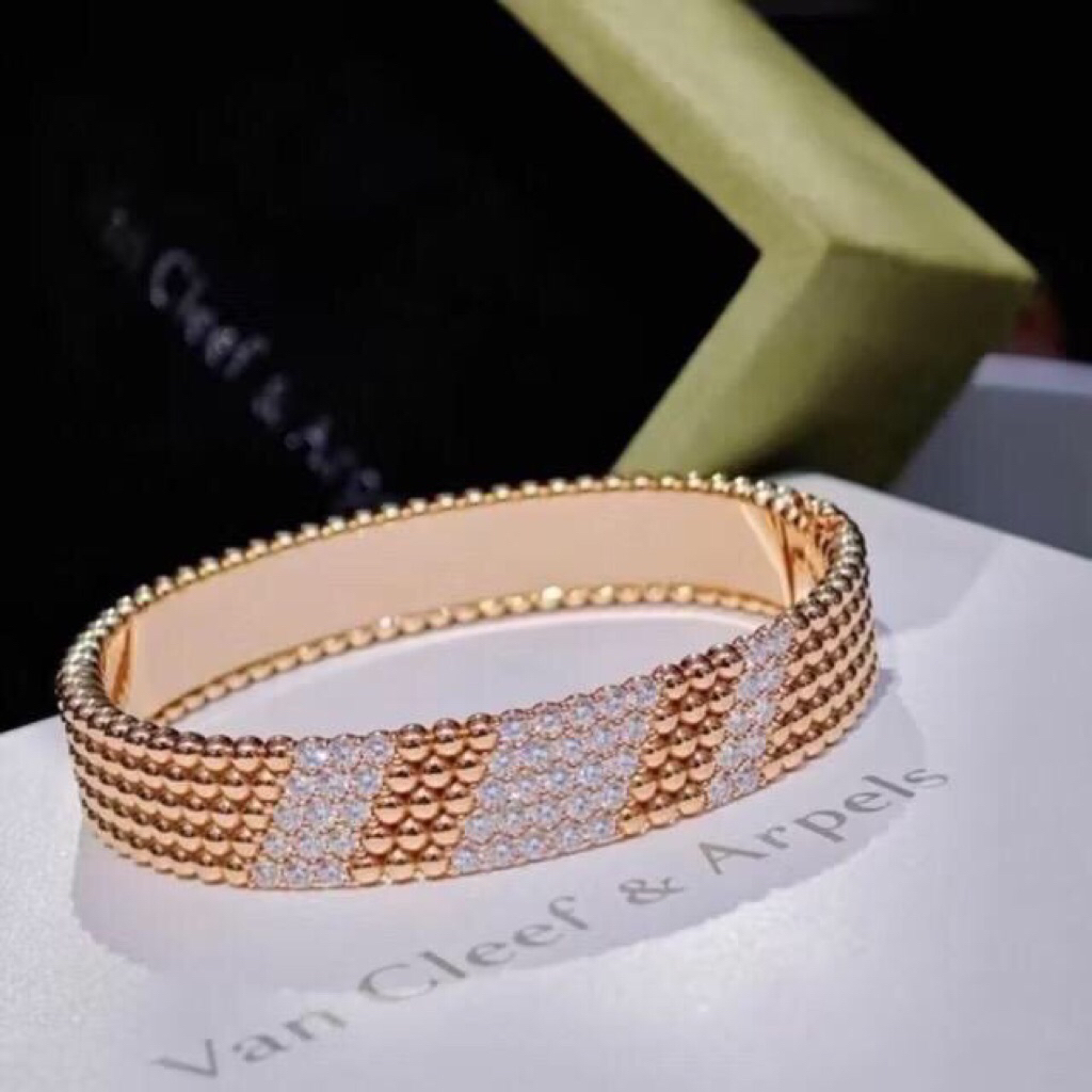 Gelang Tangan Bangle Wanita VC PERMATA BESAR Aksesoris Titanium