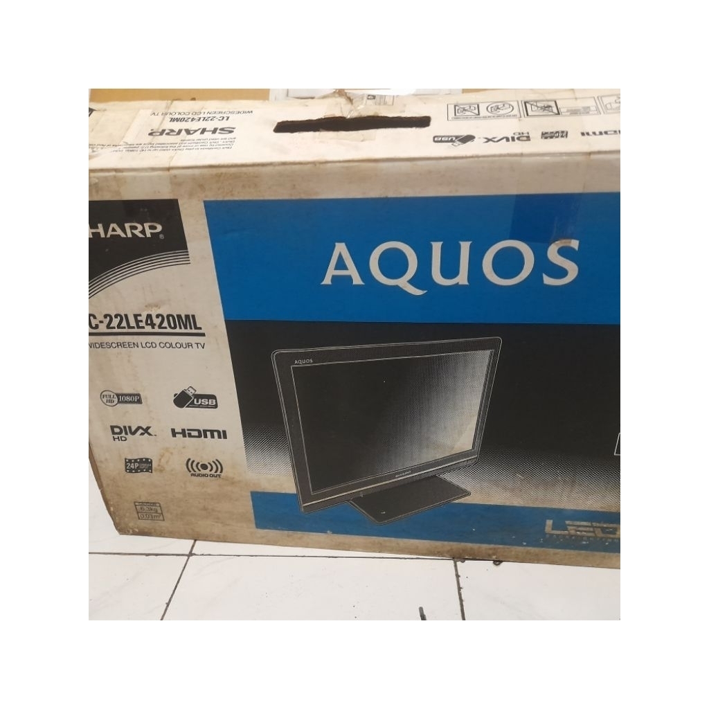 TV SHARP AQUOS  Second 24 inc  LC22LE420 ML