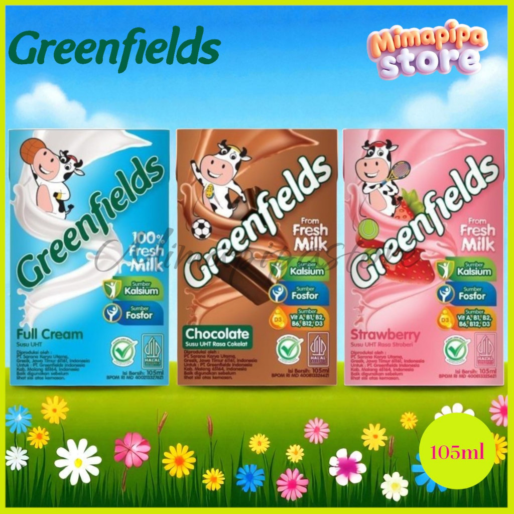 

Susu Greenfields UHT 105 mL- 1 Karton