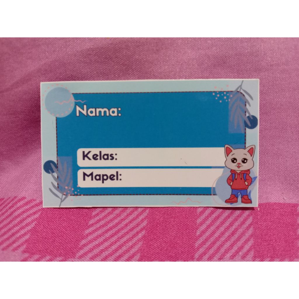 

Label Nama / Stiker Buku / Stiker Karakter / Label Buku Anak / Stiker Lucu