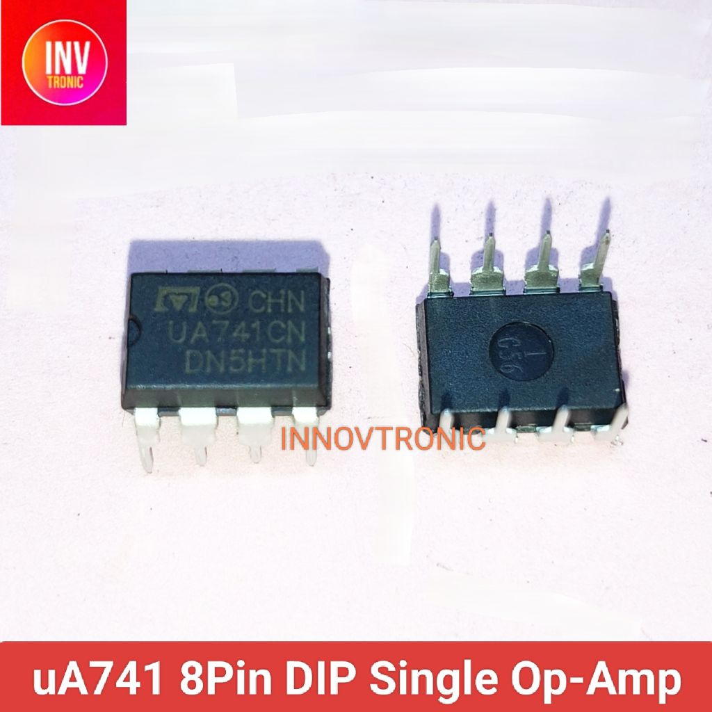 RRT IC uA741 uA 741 8Pin DIP Single Op-Amp For Audio Mixer Amplifier