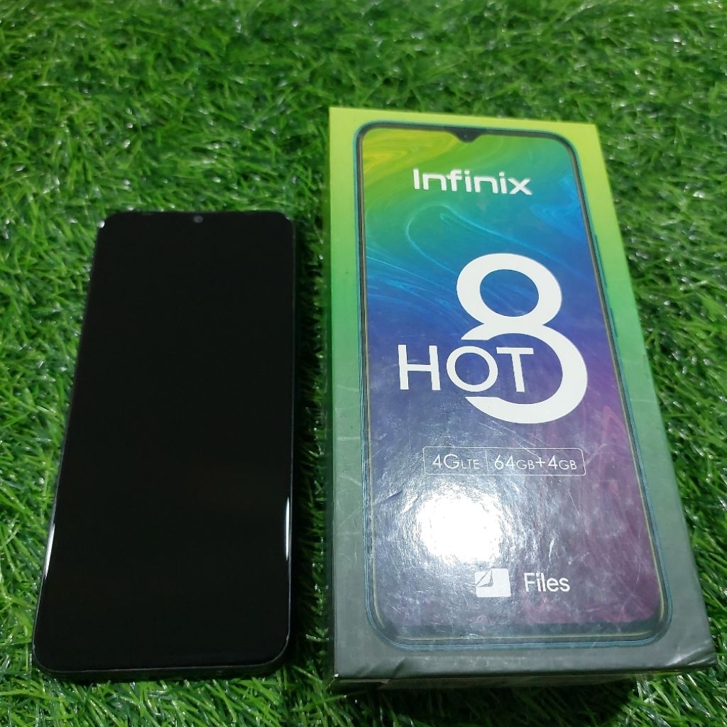 Infinix Hot 8 4/64GB Fullset Resmi