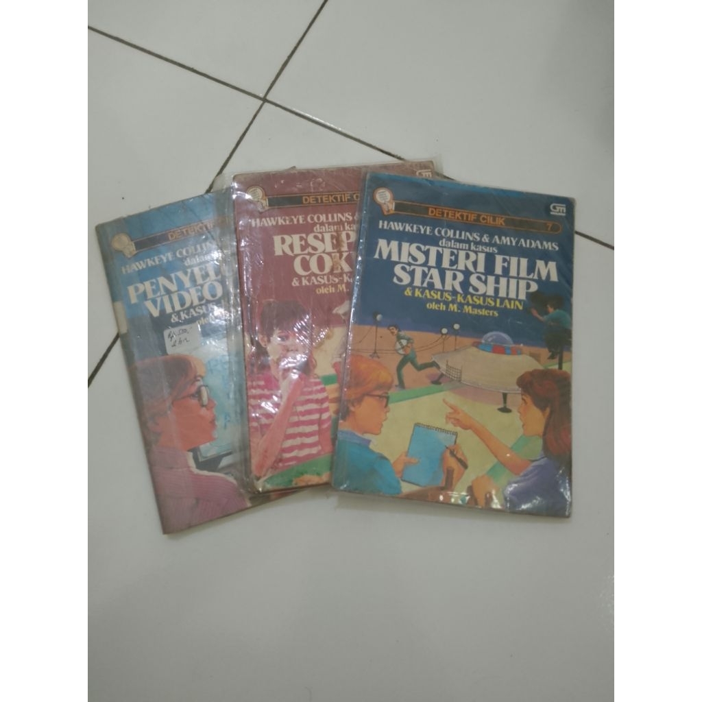 Novel Detektif Cilik Hawkeye Collins & Amy Adams Satuan / Cabutan 2nd Bekas