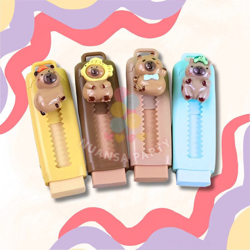 

NP • Penghapus Mekanik Cutter Capybara Alat Tulis Sekolah Anak