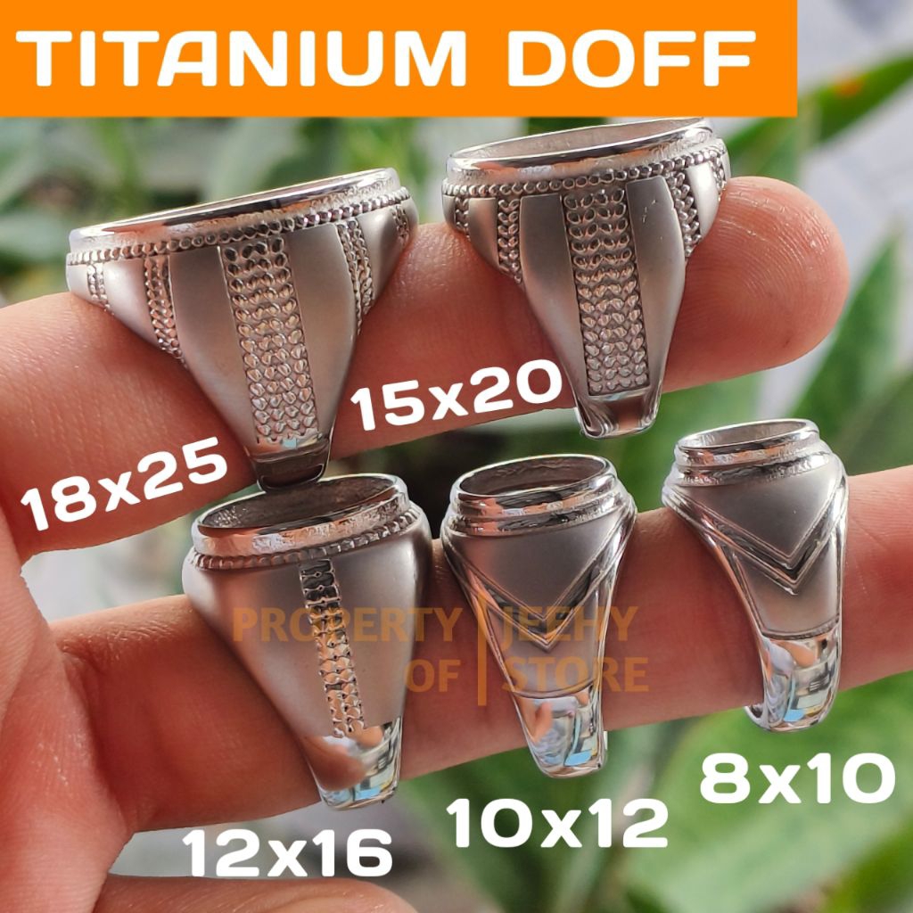 RK RING CINCIN TITANIUM SUPER DOFF TANAM