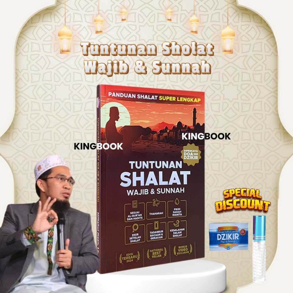 ORIGINAL Buku Tuntunan Sholat Lengkap Adi Hidayat Wajib dan Sunah Sesuai Ajaran Rasulullah SAW
