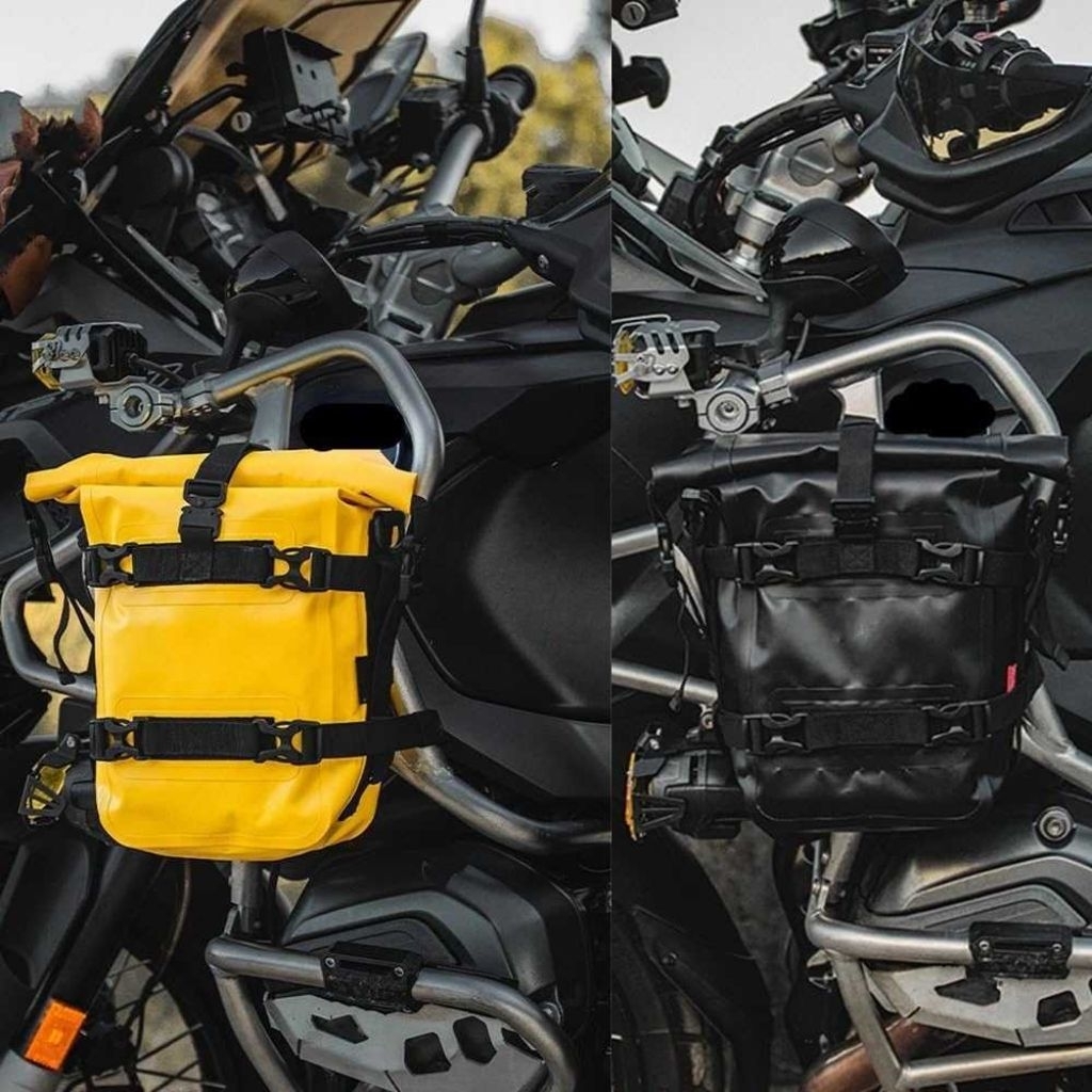 Tas Anti Air Frame Crash Bar Side Bag Bars Motor Sidebag Bike Bag Box Kendaraan Samping Moto touring