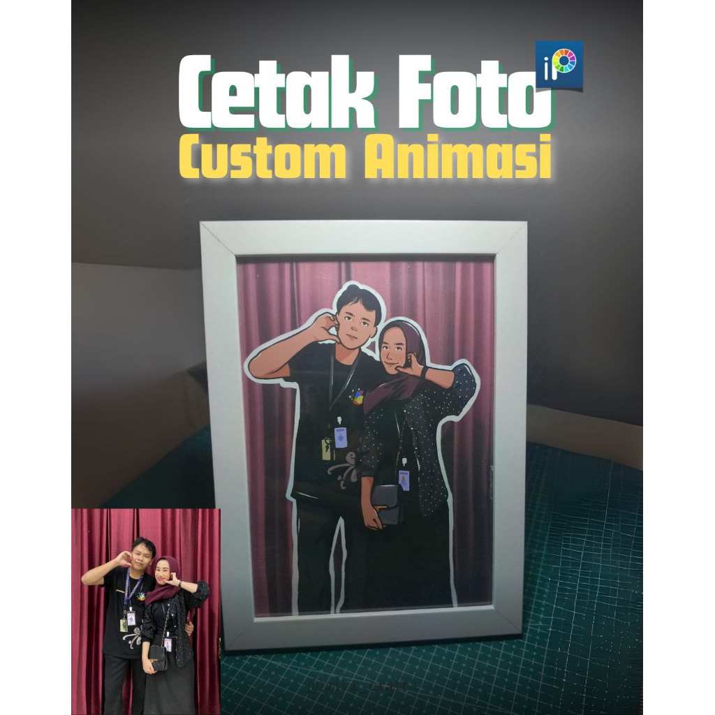 Cetak foto Custom Animasi ||