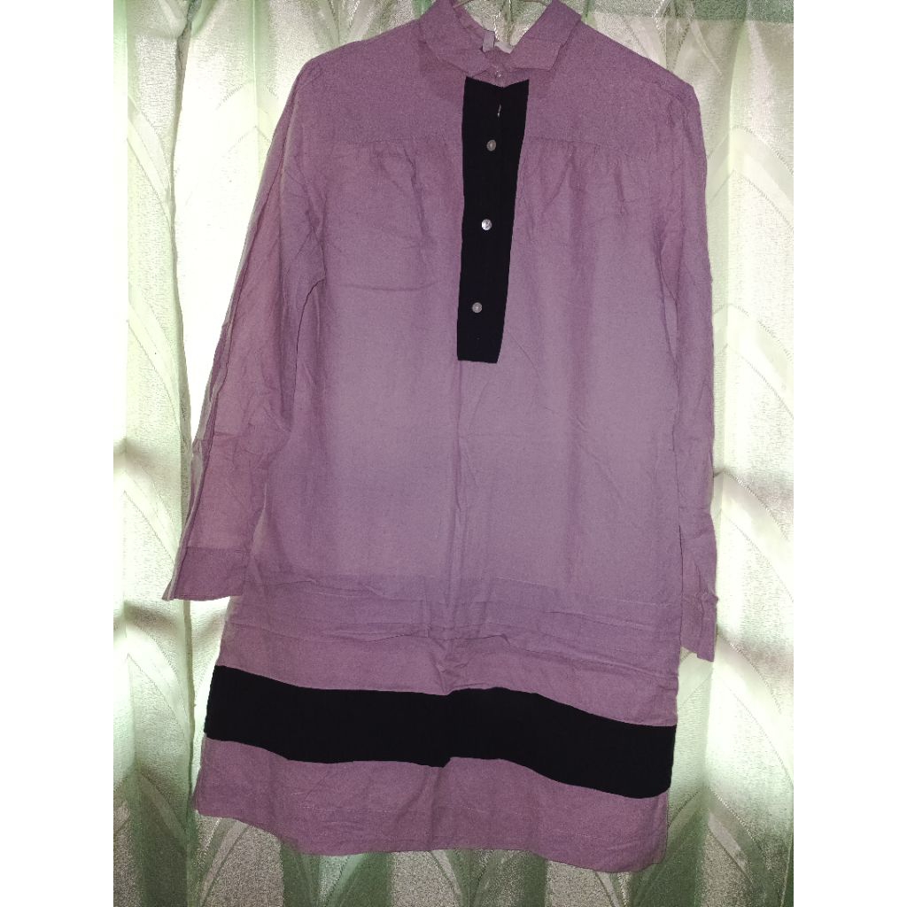 tunik lilac ungu