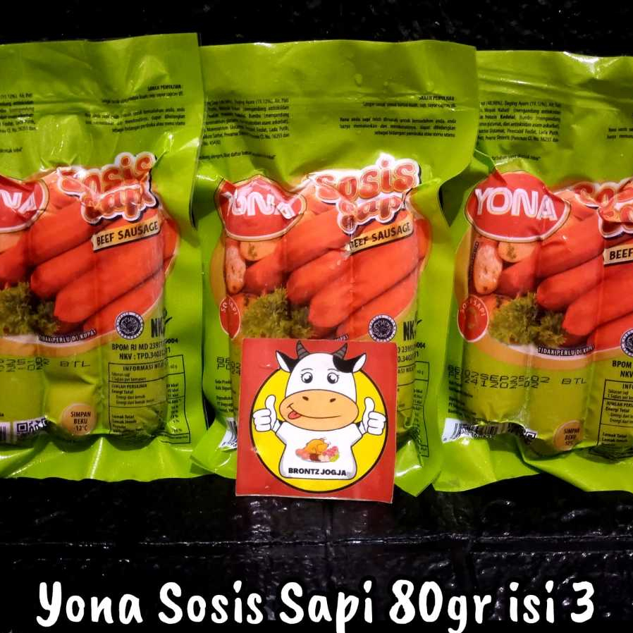 

YONA SOSIS SAPI 80GR - FROZEN FOOD - BRONTZ JOGJA