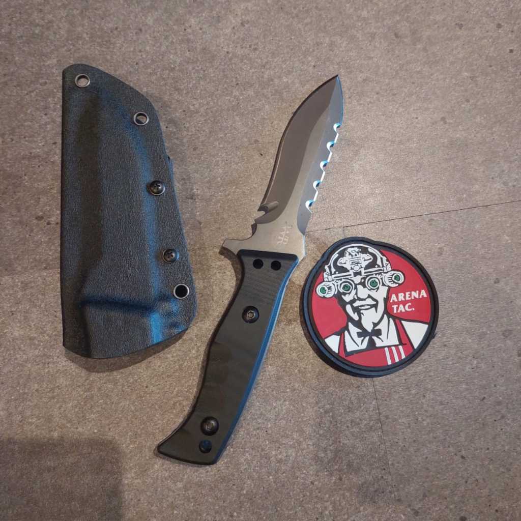 Arenatac - Pisau Camping Tactical Knife kydex Holster - WR02