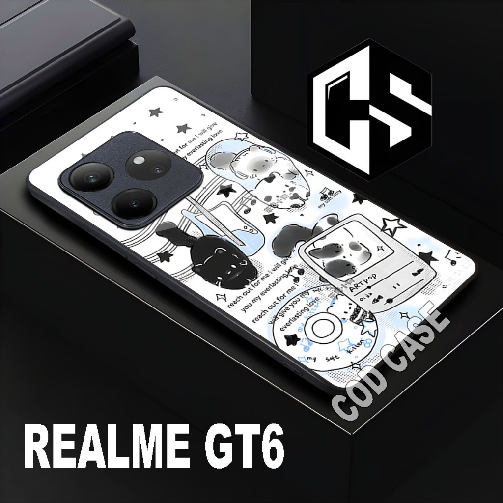 (COD 107)Softcase Glossy REALME GT6/case realme gt6/casing realme gt6 glitter/case realme gt6