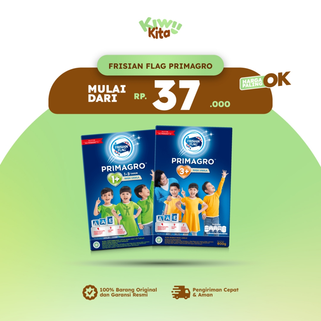 

Frisian Flag Primagro 1+ & 3+ Susu Formula Pertumbuhan Anak