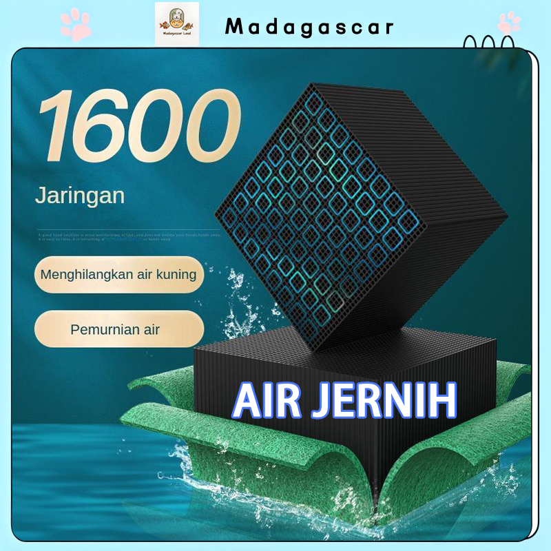 [MADA] Filter Akuarium Magic Water Purifier – Media Filter Karbon Aktif untuk Air Pump & Aquarium 03