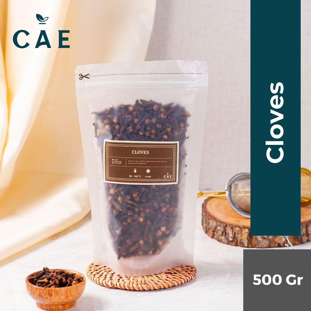 

Dried Cloves Bud Bunga Cengkeh Kering Whole Utuh Rempah Seduh Premium 500 Gram