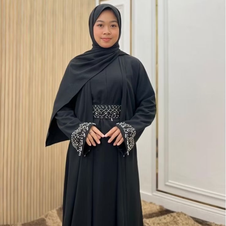 Abaya Mahira Abaya Cantik Set Pasmina