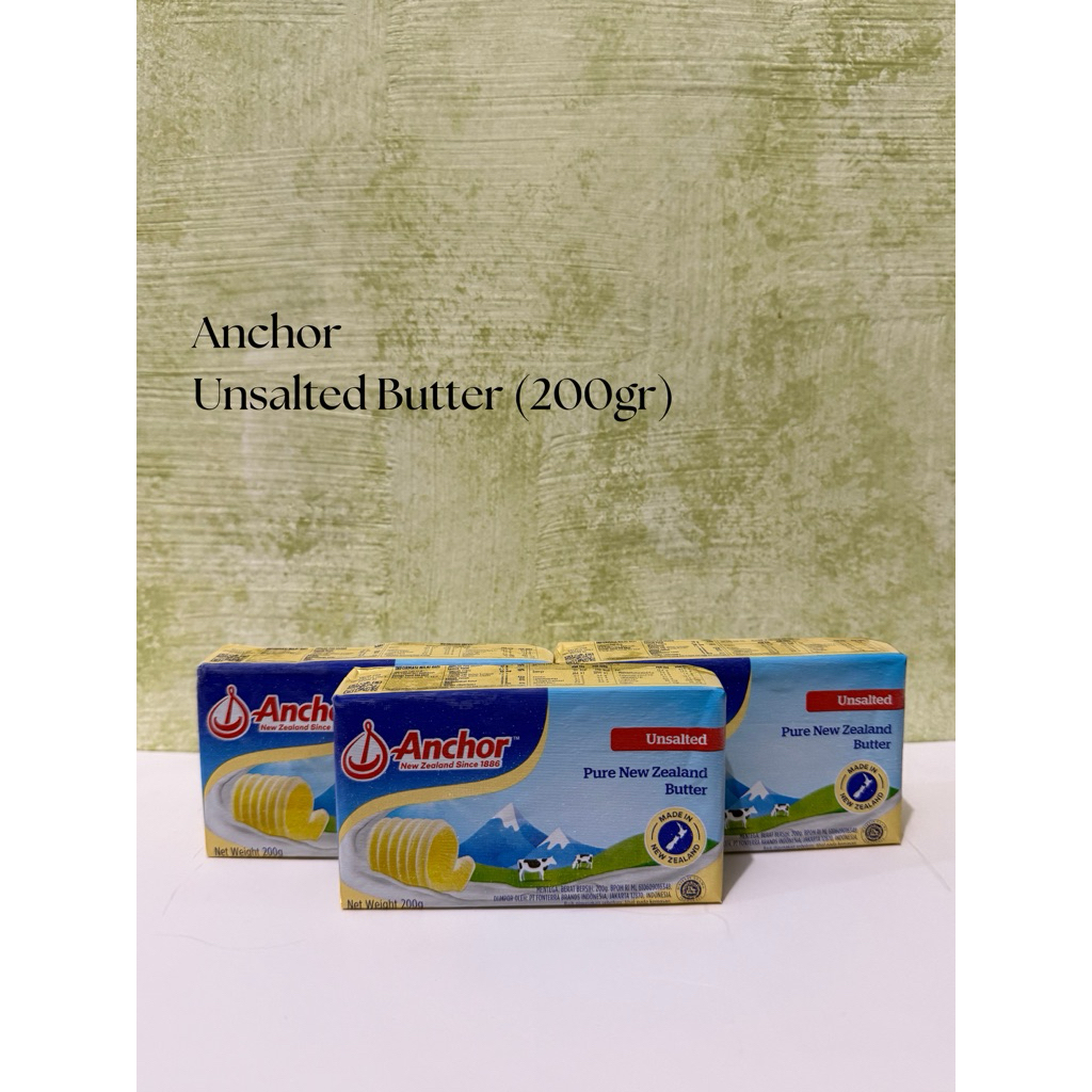 

Anchor Unsalted Butter - 200gr (TERMURAH!!)