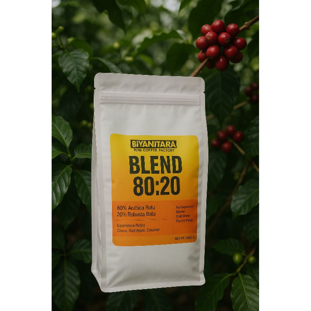 

blend 80:20 arabica robusta