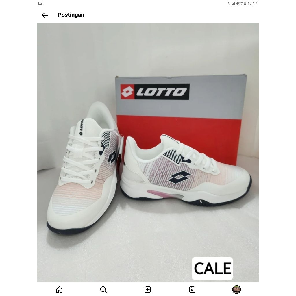 promo Sepatu Badminton Wanita - lotto cole Badminton - Lotto Original