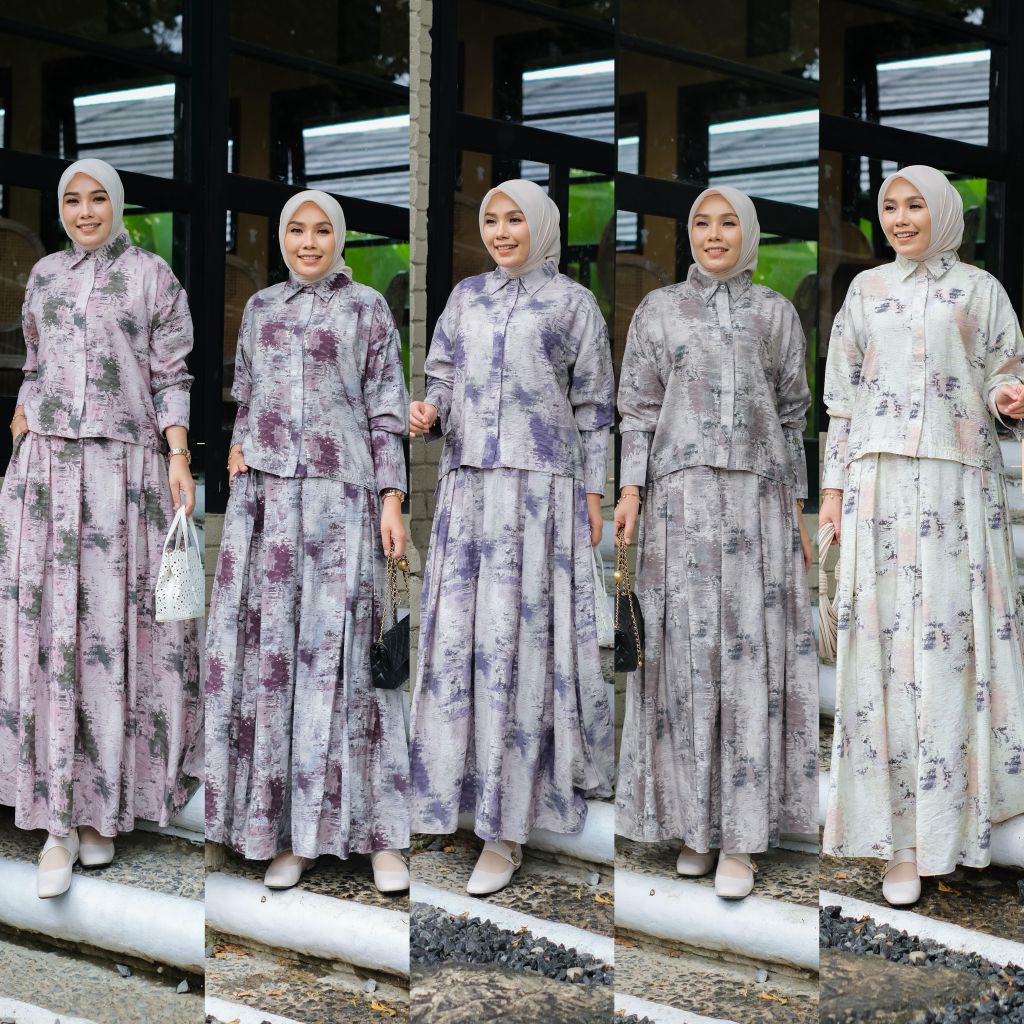 Yuza setelan oneset terbaru premium original by D'lovera