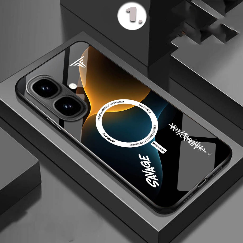 [FK-264] Casing Hp Glossy Glass Kaca For INFINIX Smart 10 Smart 10 HD Smart 10 Plus Note 50s Not 50x