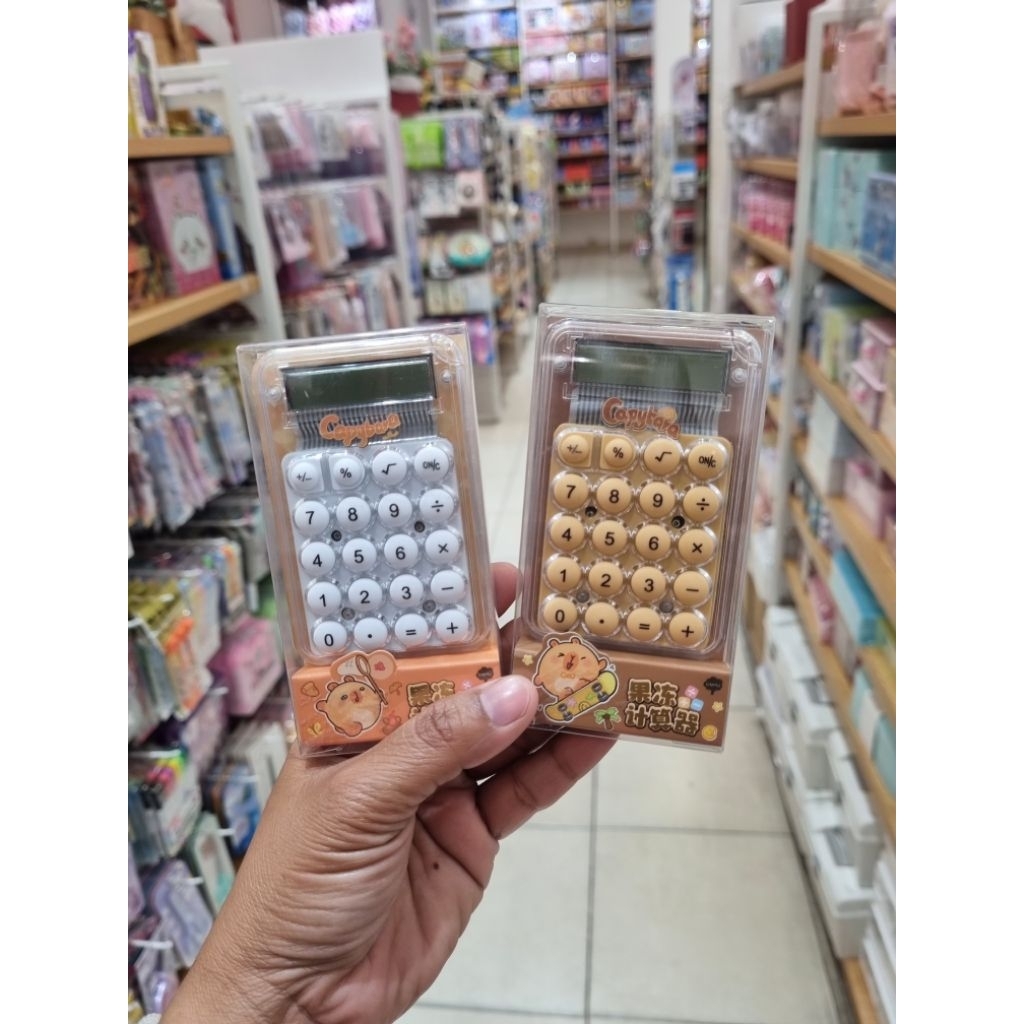 

Kalkulator Mini Series Capybara Lucu