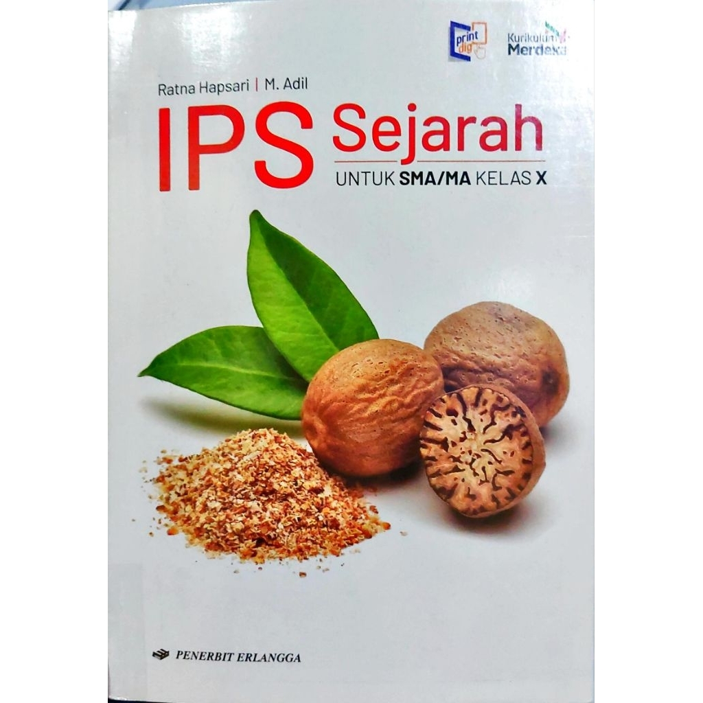 Buku bekas kelas 10 SMA kurikulum merdeka Erlangga