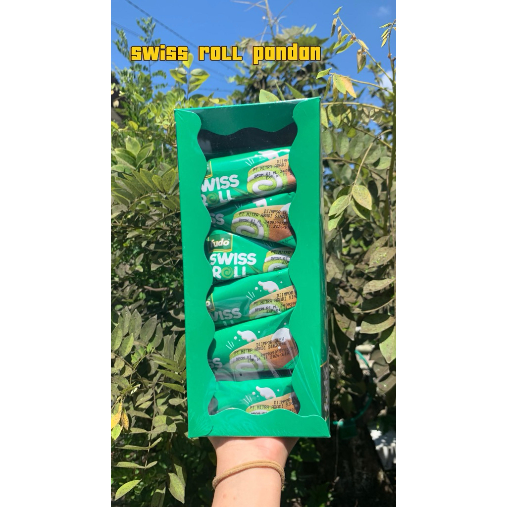 

SWISS ROLL RASA PANDAN PRODUK NEW