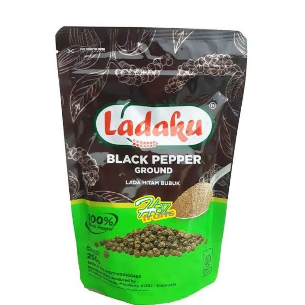 

Ladaku Merica Hitam Bubuk | Black Pepper 250gram