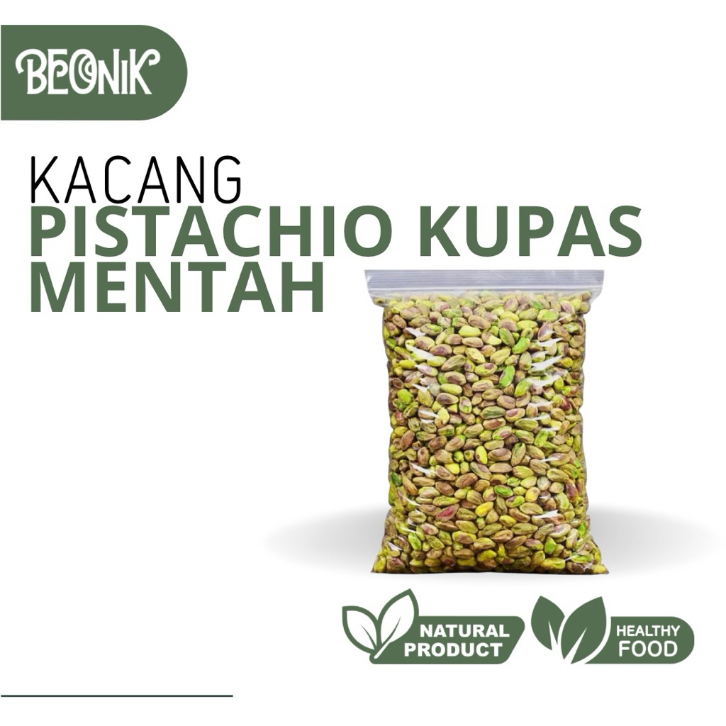 

Kacang Pistachio Kupas Mentah 100 GR