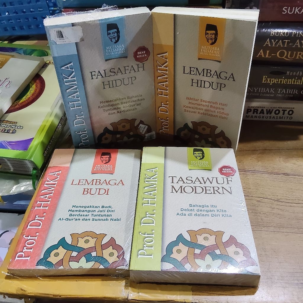 Buku Original • TASAWUF MODERN - FALSAFAH HIDUP - LEMBAGA HIDUP - LEMBAGA BUDI / BUYA HAMKA