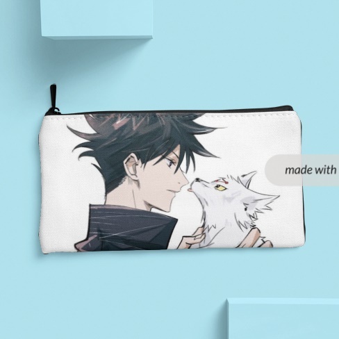 

[6 design] PENCIL CASE MEGUMI JUJUTSU KAISEN/ TEMPAT PENSIL MEGUMI JUJUTSU KAISEN