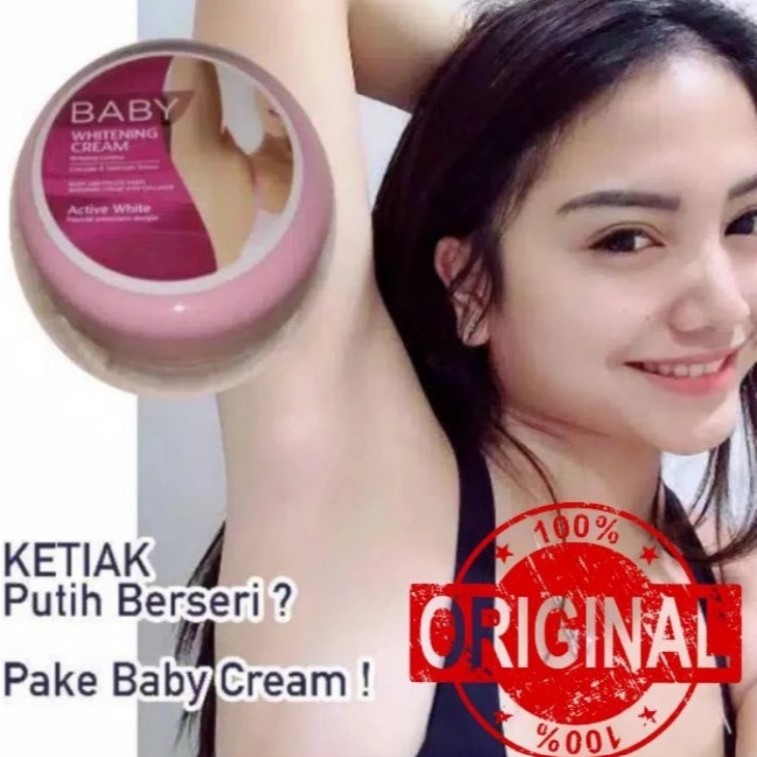 BABY WHITENING Baby Cream Pemutih Shinkurim Pemutih Ketiak - Ketiak Putih Bersih dalam bpom