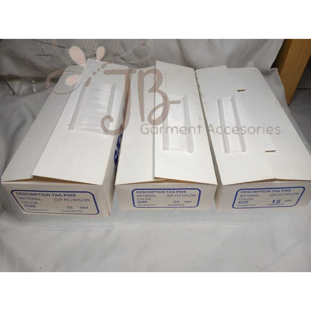 

Tag Pin Isi Refill TagGun | Tali Isi Ulang TagPin Label Ukuran 15mm 25mm 35mm +- 5000pcs