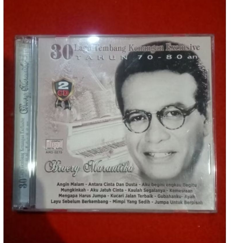 CD audio musik original : Broery Marantika / 30 lagu kenangan Tahun 70-80 an