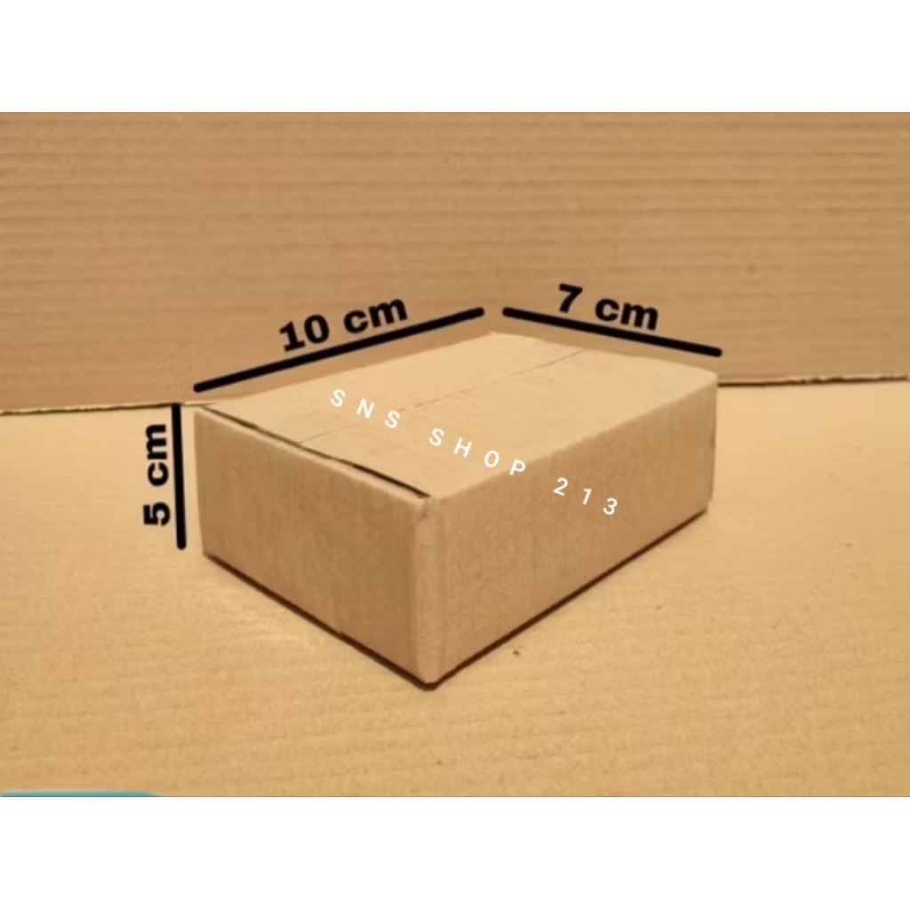 

KARDUS PACKING 10X7x5 CM TEBAL 4MM C-FLUDE SINGLE WALL BOX KARDUS PAKING