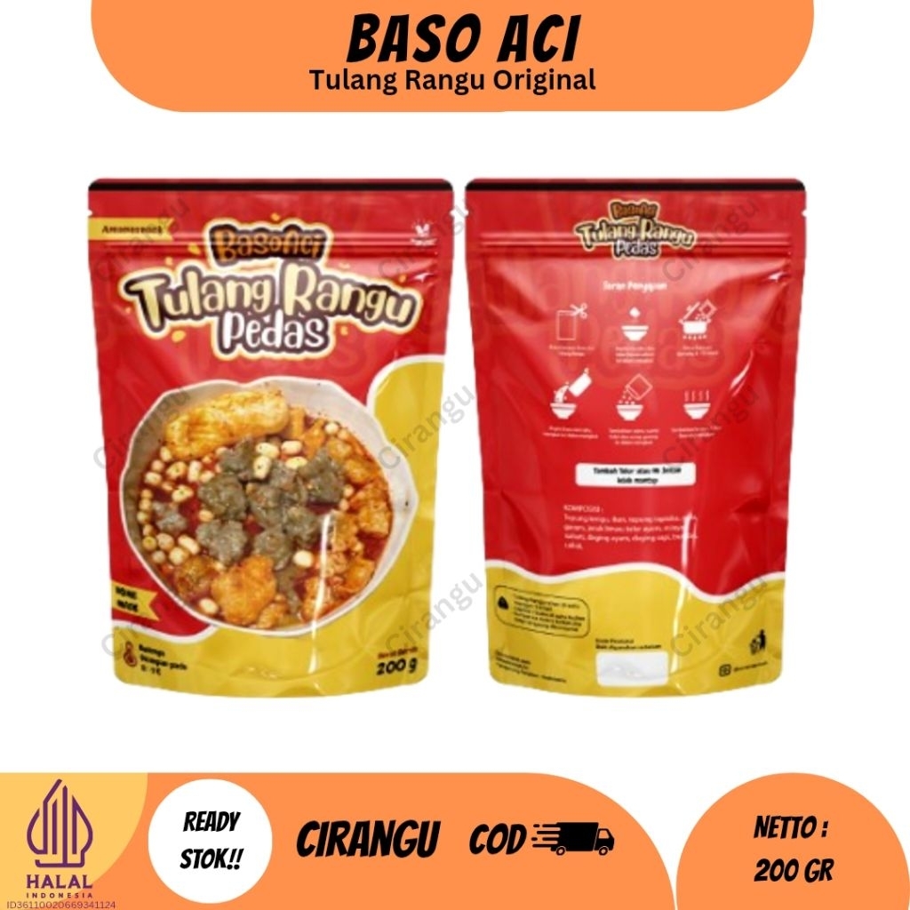 

Baso Aci Gurih khas garut bakso aci tulang rangu pedas gurih nikmat