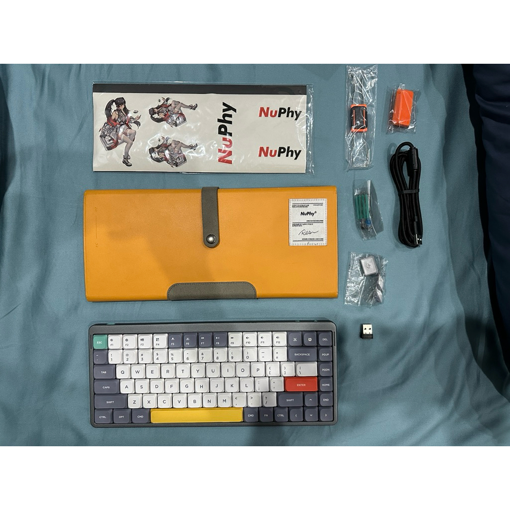 NuPhy air75 V1 Mechanical Keyboard Brown Switch + Case - Second/Bekas