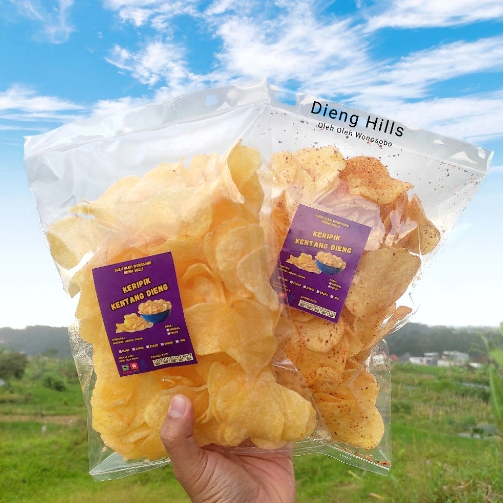 

KERIPIK KENTANG KHAS DIENG WONOSOBO FREE BUBLE WRAP