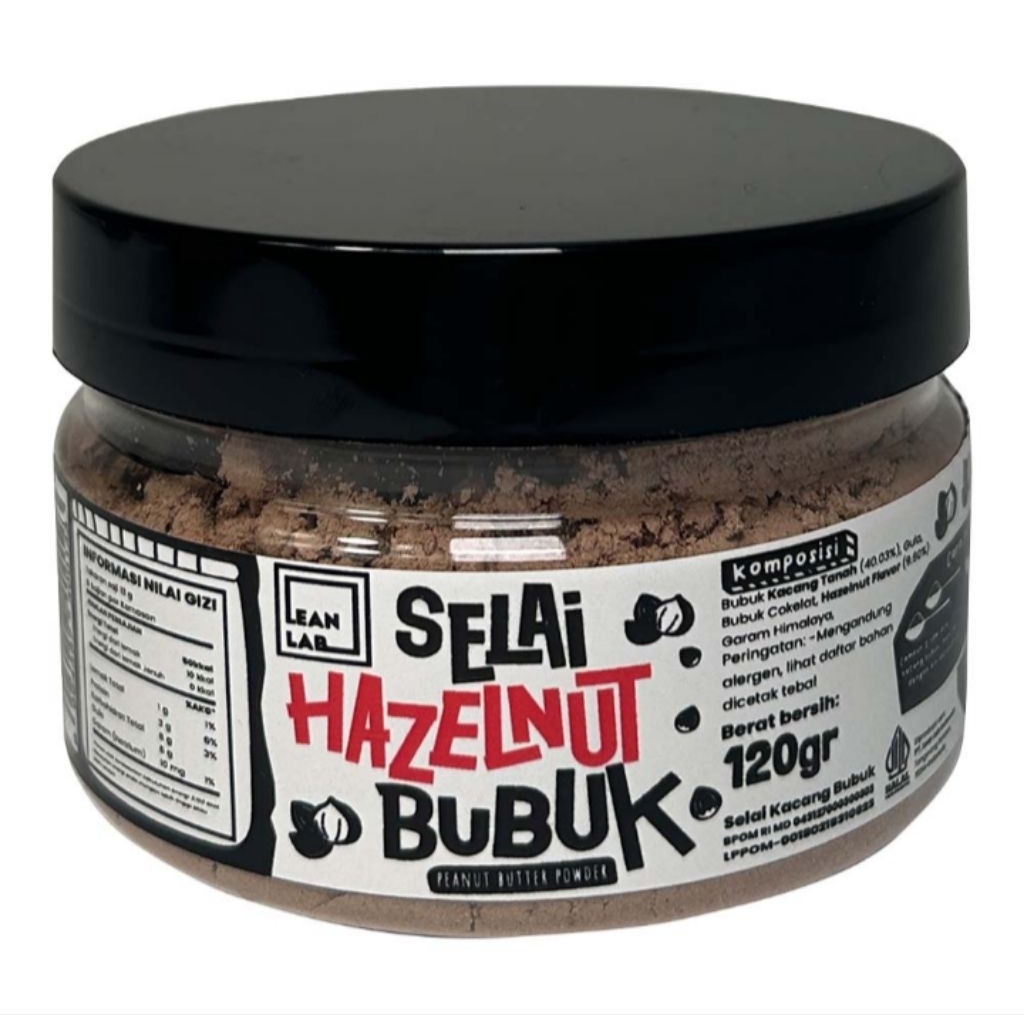 

Lean Lab Selai Hazelnut Bubuk 120 g